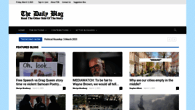What Thedailyblog.co.nz website looked like in 2023 (1 year ago)