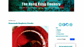 What Thehongkongcookery.com website looked like in 2023 (1 year ago)