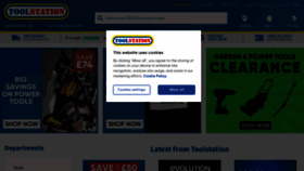 What Toolstation.com website looked like in 2023 (2 years ago)