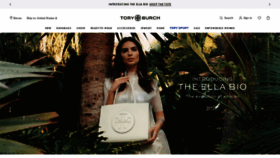 What Toryburch.com website looked like in 2023 (1 year ago)