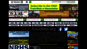 What Trainweb.org website looked like in 2023 (1 year ago)