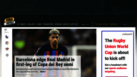 What Tribalfootball.com website looked like in 2023 (1 year ago)