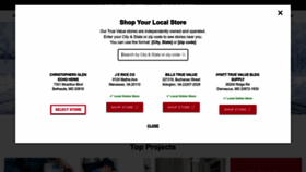 What Truevalue.com website looked like in 2023 (1 year ago)
