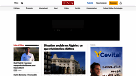 What Tsa-algerie.com website looked like in 2023 (1 year ago)