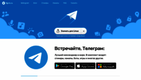What Tlgrm.ru website looked like in 2023 (1 year ago)