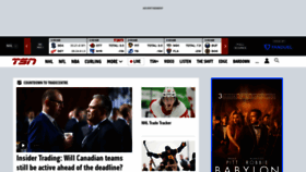 What Tsn.ca website looked like in 2023 (1 year ago)