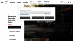 What Toyota.fi website looked like in 2023 (1 year ago)