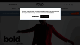 What Thefoldlondon.com website looked like in 2023 (1 year ago)