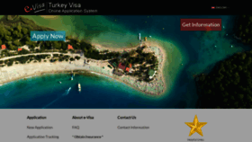 What Turkeyvisa.com.tr website looked like in 2023 (1 year ago)