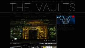 What Thevaults.london website looked like in 2023 (1 year ago)