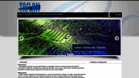 What Taflanelektronik.com website looked like in 2023 (1 year ago)