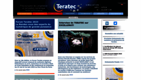 What Teratec.eu website looked like in 2023 (1 year ago)
