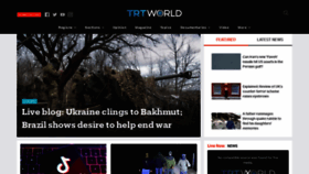 What Trtworld.com website looked like in 2023 (1 year ago)
