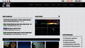 What Thetechgame.com website looked like in 2023 (1 year ago)
