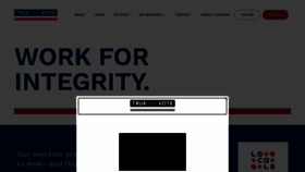 What Truethevote.org website looked like in 2023 (3 years ago)