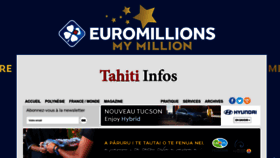 What Tahiti-infos.com website looked like in 2023 (1 year ago)