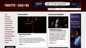 What Theatreinchicago.com website looked like in 2023 (1 year ago)