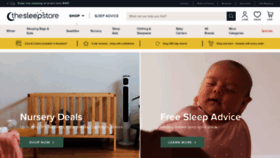 What Thesleepstore.co.nz website looked like in 2023 (1 year ago)