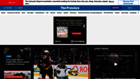 What Theprovince.com website looked like in 2023 (1 year ago)