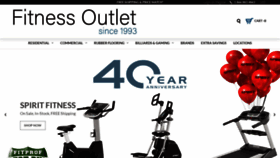 What Thefitnessoutlet.com website looked like in 2023 (1 year ago)