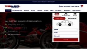 What Tyremarket.com website looked like in 2023 (1 year ago)