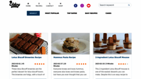 What Thecookingfoodie.com website looked like in 2023 (1 year ago)