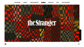 What Thestranger.com website looked like in 2023 (1 year ago)