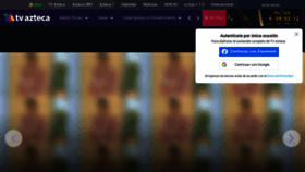 What Tvazteca.com website looked like in 2023 (2 years ago)