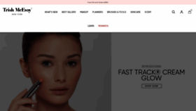 What Trishmcevoy.com website looked like in 2023 (1 year ago)