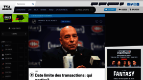What Tvasports.ca website looked like in 2023 (1 year ago)