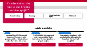 What Telekom.sk website looked like in 2023 (1 year ago)