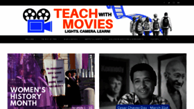 What Teachwithmovies.org website looked like in 2023 (1 year ago)