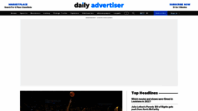 What Theadvertiser.com website looked like in 2023 (1 year ago)