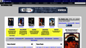 What Thebaseballcube.com website looked like in 2023 (1 year ago)