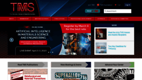 What Tms.org website looked like in 2023 (2 years ago)
