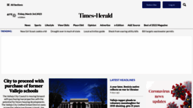 What Timesheraldonline.com website looked like in 2023 (1 year ago)