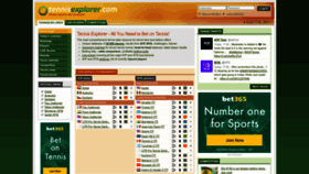 What Tennisexplorer.com website looked like in 2023 (1 year ago)