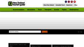 What Tourism.net.nz website looked like in 2023 (1 year ago)