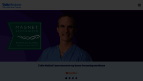What Tuftsmedicalcenter.org website looked like in 2023 (1 year ago)