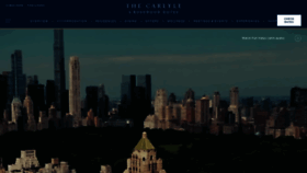 What Thecarlyle.com website looked like in 2023 (1 year ago)