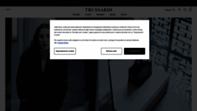 What Trussardi.com website looked like in 2023 (1 year ago)