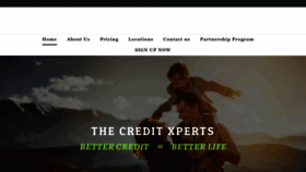 What Thecreditxperts.com website looked like in 2023 (1 year ago)