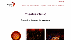 What Theatrestrust.org.uk website looked like in 2023 (1 year ago)