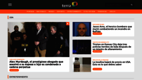 What Terra.es website looked like in 2023 (1 year ago)