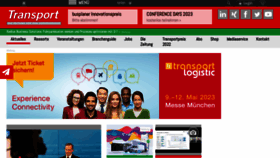 What Transport-online.de website looked like in 2023 (1 year ago)