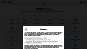 What Tools.pdf24.org website looked like in 2023 (1 year ago)