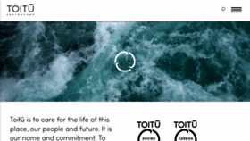 What Toitu.co.nz website looked like in 2023 (1 year ago)