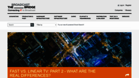 What Thebroadcastbridge.com website looked like in 2023 (1 year ago)