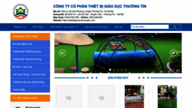 What Thietbigiaoducthuongtin.com website looked like in 2023 (1 year ago)