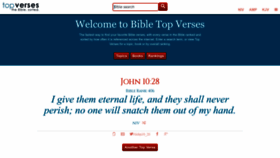 What Topverses.com website looked like in 2023 (1 year ago)